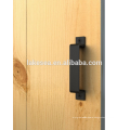 Black steel barn wood door handle doorknob sliding hardware